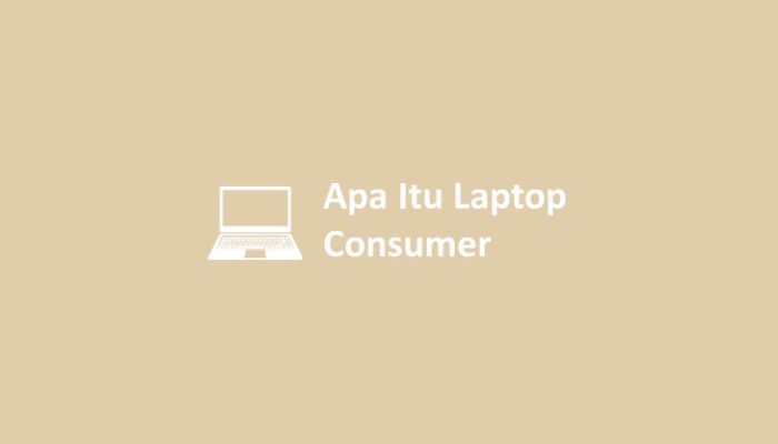 Apa Itu Laptop Consumer