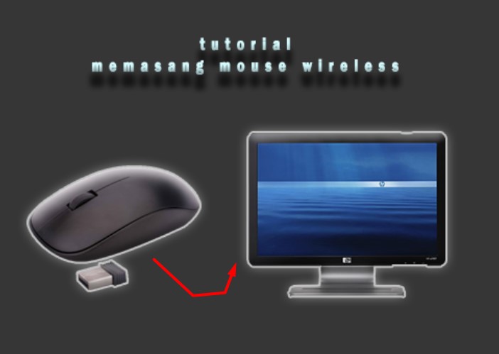 tutorial untuk memasang mouse wireless