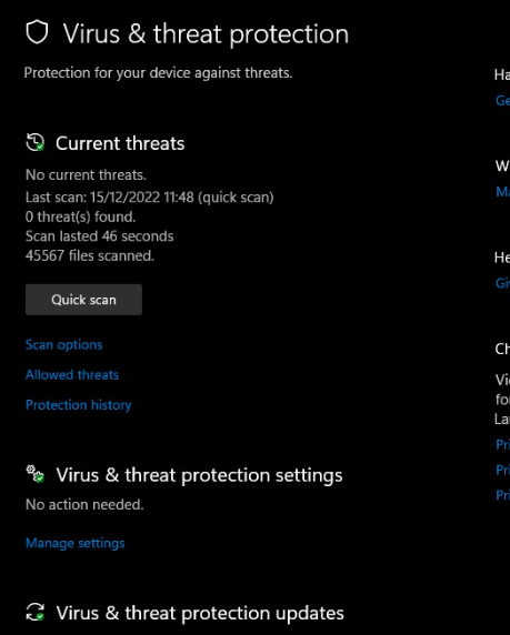 Pada jendela "Settings", pilih opsi "Update & Security" yang terdapat di bagian kiri layar.