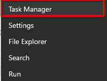 Klik kanan pada bar task di bagian bawah layar, kemudian pilih Task Manager.