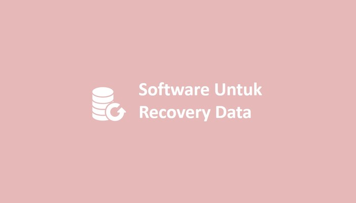 Software Untuk Recovery Data
