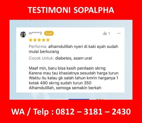 Testimoni Sopalpha